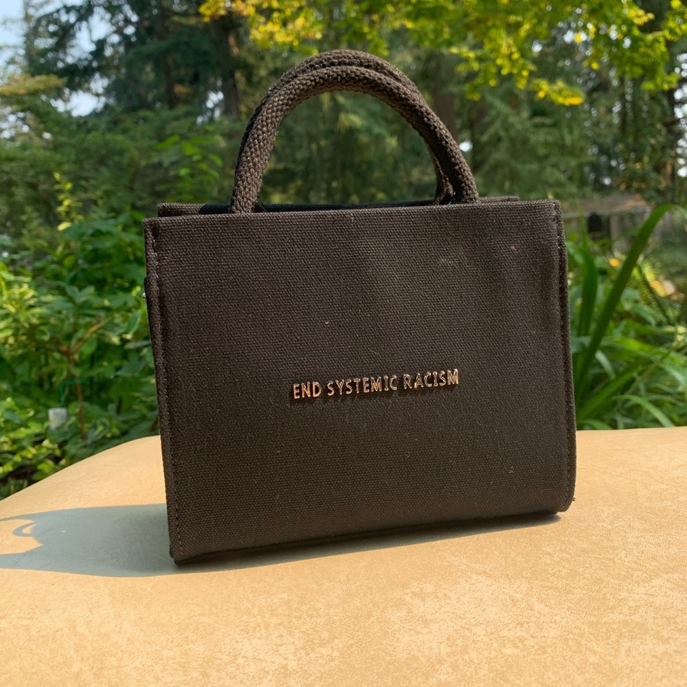 BRANDON BLACKWOOD ESR Tote in black canvas